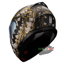 Cargar imagen en el visor de la galería, CASCO ABATIBLE HAX AMATISTA MUTANT NEGRO DORADO
