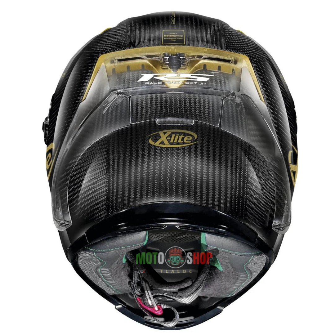 Casco integral de carbono (edición limitada) JGPR Golden Road