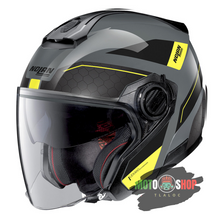 Cargar imagen en el visor de la galería, CASCO NOLAN N40-5 PIVOT GRIS/AMARILLO BRILLOSO
