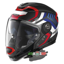 Cargar imagen en el visor de la galería, CASCO NOLAN N70-2 GT SPINNAKER 43 NEGRO AZUL MATE
